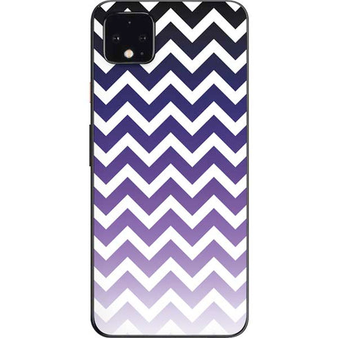 Chevron Purple Ombre Google Pixel 4 XL Skin